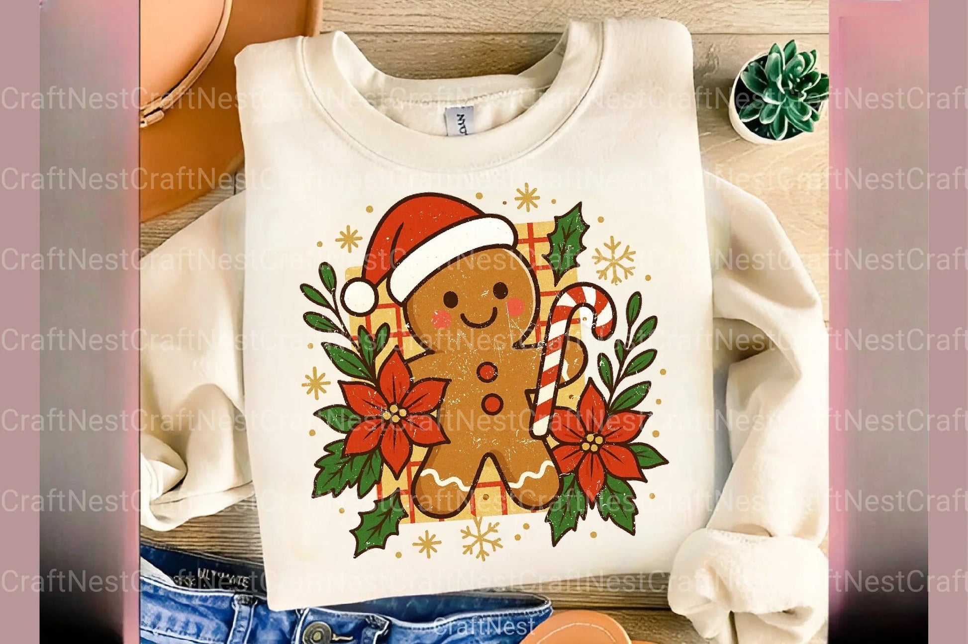 Retro Gingerbread Cookie Clipart Bundle 99 - CraftNest - Digital Crafting and Art