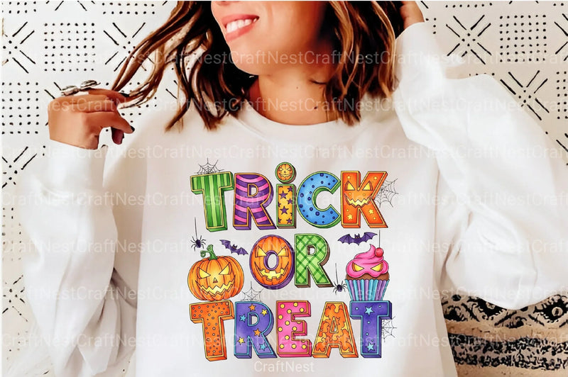 Halloween Trick or Treat Spooky Clipart Bundle 2 - CraftNest - Digital Crafting and Art