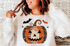 Patchwork Pumpkin Halloween Clipart Bundle - CraftNest - Digital Crafting and Art