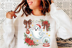 Cute Ghost Christmas Icons Clipart Bundle - CraftNest - Digital Crafting and Art