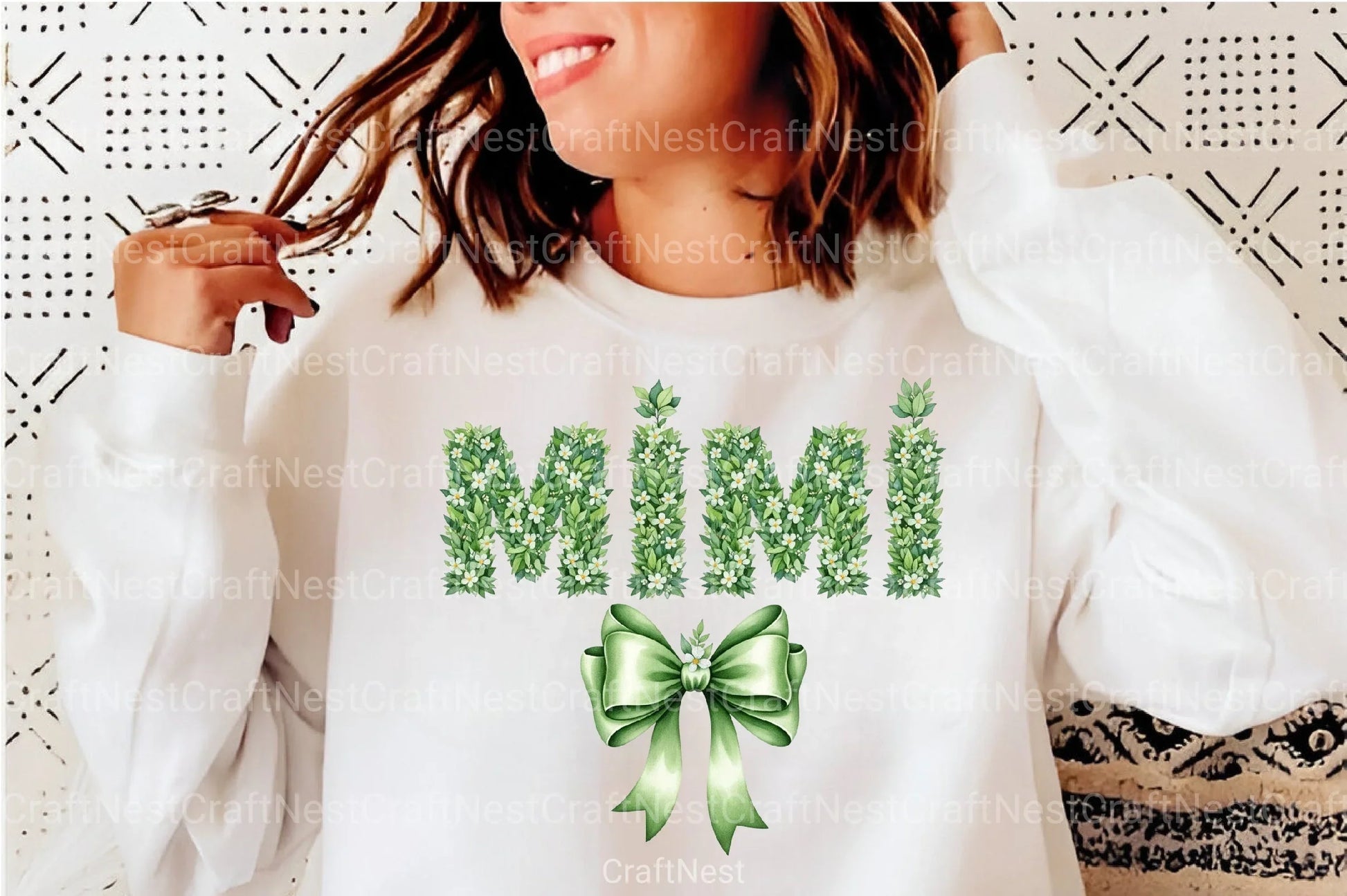 Floral Mimi Coquette Mama Grandma Clipart Bundle - CraftNest - Digital Crafting and Art