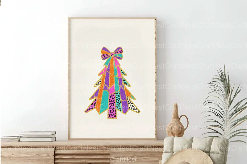 Glitter Brushstroke Christmas Tree Clipart Bundle 2 - CraftNest - Digital Crafting and Art