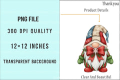 Christmas Gnome Patchwork Clipart Bundle - CraftNest - Digital Crafting and Art