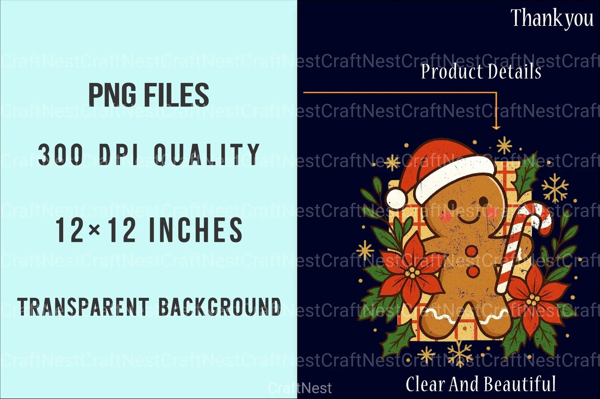 Retro Gingerbread Cookie Clipart Bundle 99 - CraftNest - Digital Crafting and Art