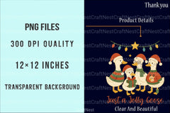 Jolly Goose Clipart Bundle - CraftNest - Digital Crafting and Art