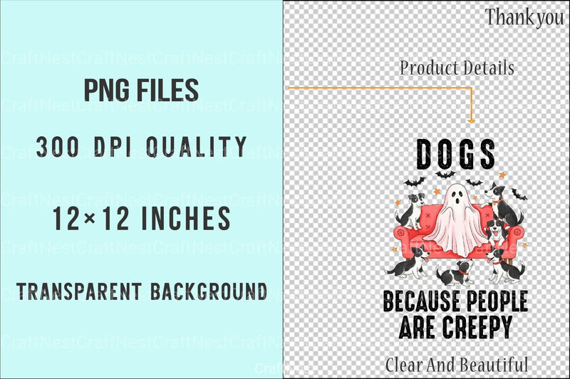 Spooky Halloween Dog Ghost Clipart Bundle - CraftNest - Digital Crafting and Art