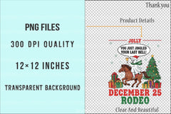 Jolly Rodeo Cowboy Christmas Clipart Bundle - CraftNest - Digital Crafting and Art