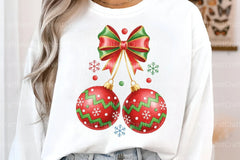 Christmas Bow Cherries Clipart Bundle - CraftNest - Digital Crafting and Art