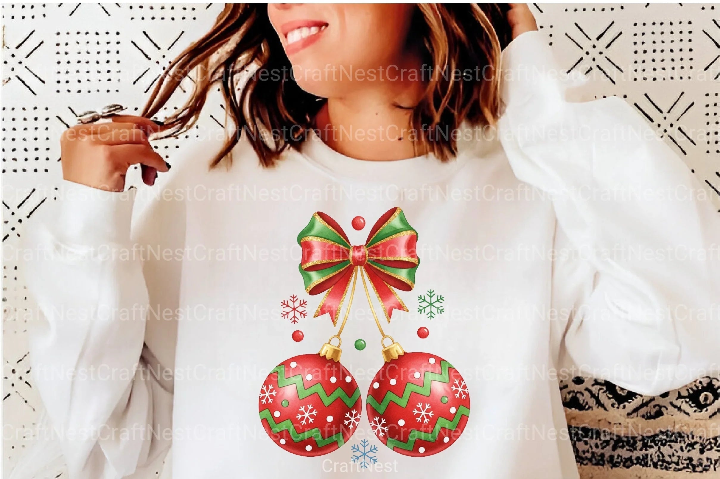 Christmas Bow Cherries Clipart Bundle - CraftNest - Digital Crafting and Art