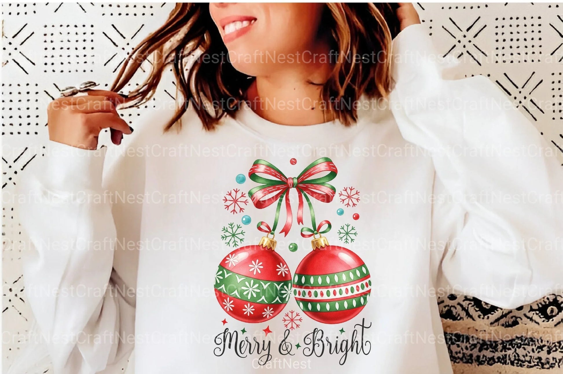 Christmas Bow Cherries Clipart Bundle - Merry & Bright - CraftNest - Digital Crafting and Art