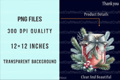 Christmas Jams in Jars: Festive Food Clipart Bundle - CraftNest - Digital Crafting and Art