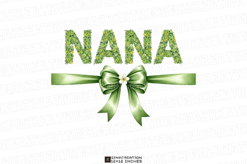 Floral Nana Coquette Grandma Design Clipart Bundle - CraftNest - Digital Crafting and Art
