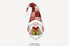Festive Christmas Patchwork Gnome Clipart Bundle