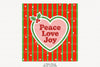 Christmas Wall Art: Peace Love Joy Clipart Bundle