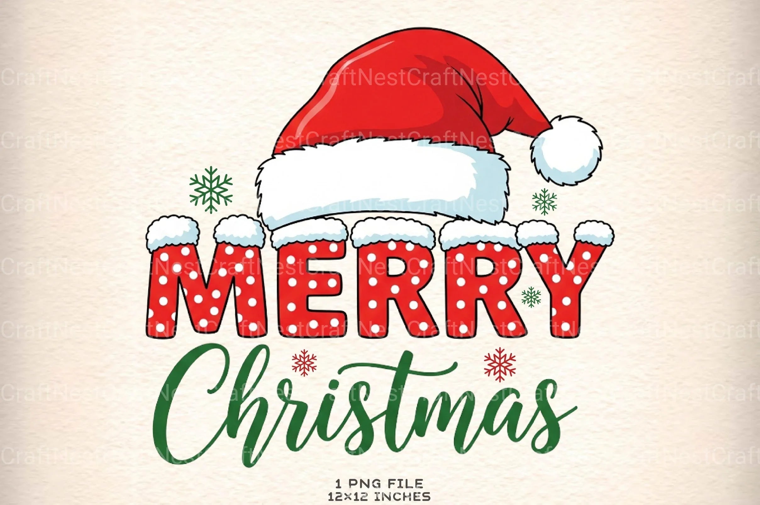 Christmas Merry Clipart Bundle 5 - CraftNest - Digital Crafting and Art