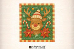 Vintage Christmas Reindeer Clipart Bundle - CraftNest - Digital Crafting and Art