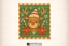 Vintage Christmas Reindeer Clipart Bundle