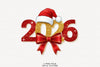 Glitter Happy New Year 2026 Clipart Bundle