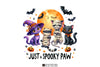 Spooky Halloween Cat Retro Shirt Design Clipart Bundle