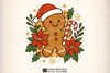 Retro Gingerbread Cookie Clipart Bundle