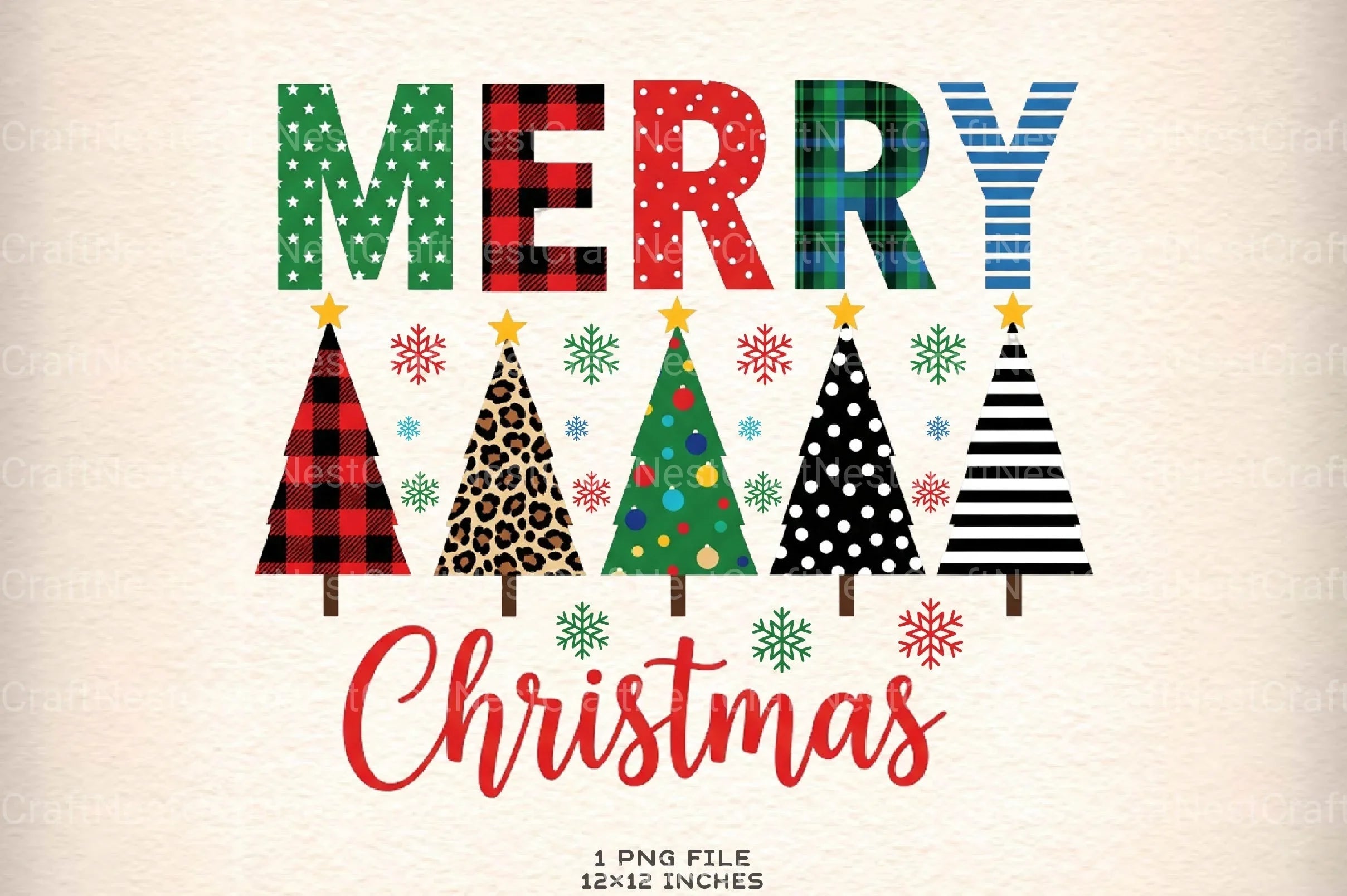 Christmas Merry Clipart Bundle 26 - CraftNest - Digital Crafting and Art