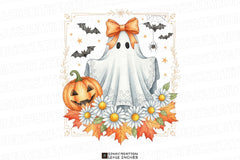 Coquette Lace Halloween Ghost Clipart Bundle - CraftNest - Digital Crafting and Art