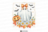 Coquette Lace Halloween Ghost Clipart Bundle