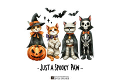 Spooky Halloween Cat Retro Shirt Design Bundle - CraftNest - Digital Crafting and Art