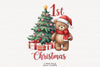 Teddy Bear Baby's First Christmas Clipart Bundle