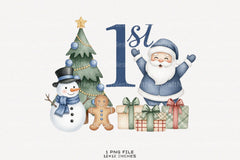 Santa Claus First Christmas Clipart Bundle - CraftNest - Digital Crafting and Art