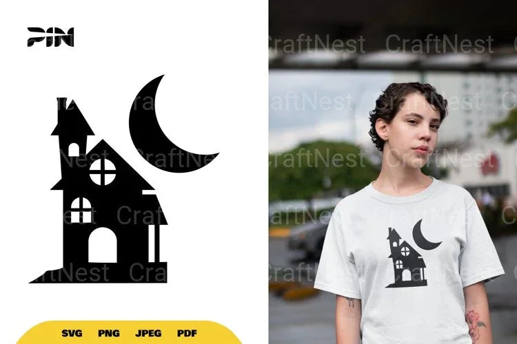 Haunted House Halloween SVG Bundle - CraftNest - Digital Crafting and Art