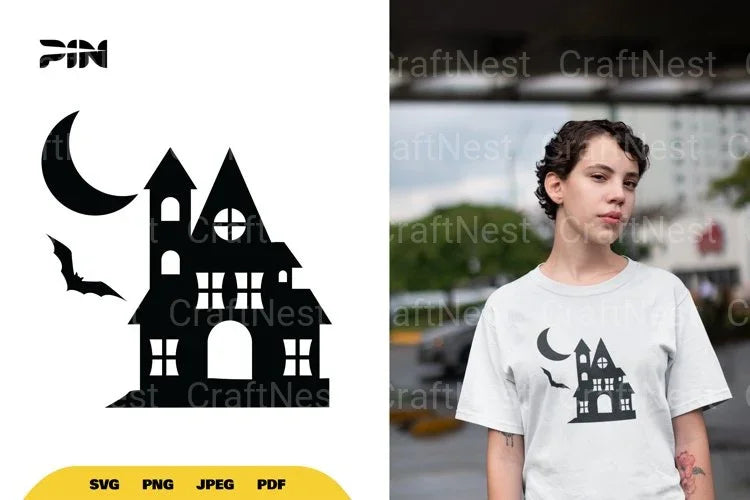 Haunted House Halloween SVG Bundle - CraftNest - Digital Crafting and Art