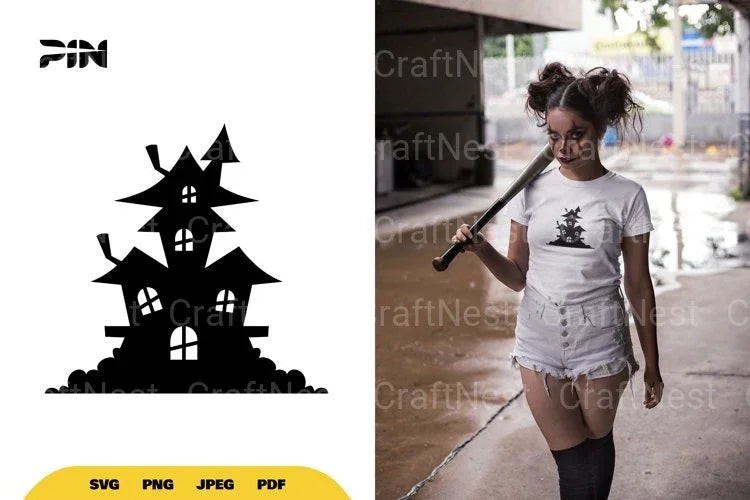Haunted House Halloween SVG Bundle - CraftNest - Digital Crafting and Art