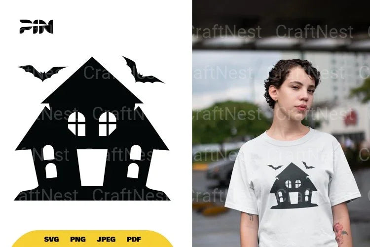 Haunted House Halloween SVG Bundle - CraftNest - Digital Crafting and Art