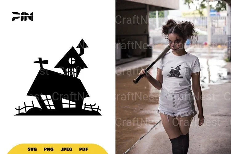 Haunted House Halloween SVG Bundle - CraftNest - Digital Crafting and Art