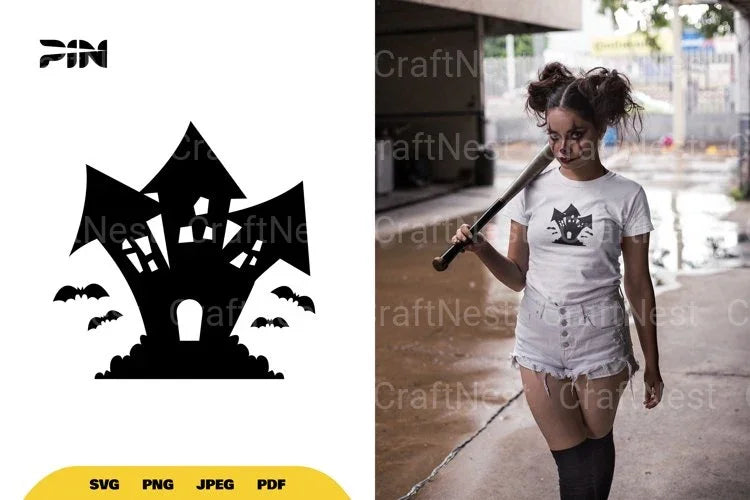 Haunted House Halloween SVG Bundle - CraftNest - Digital Crafting and Art