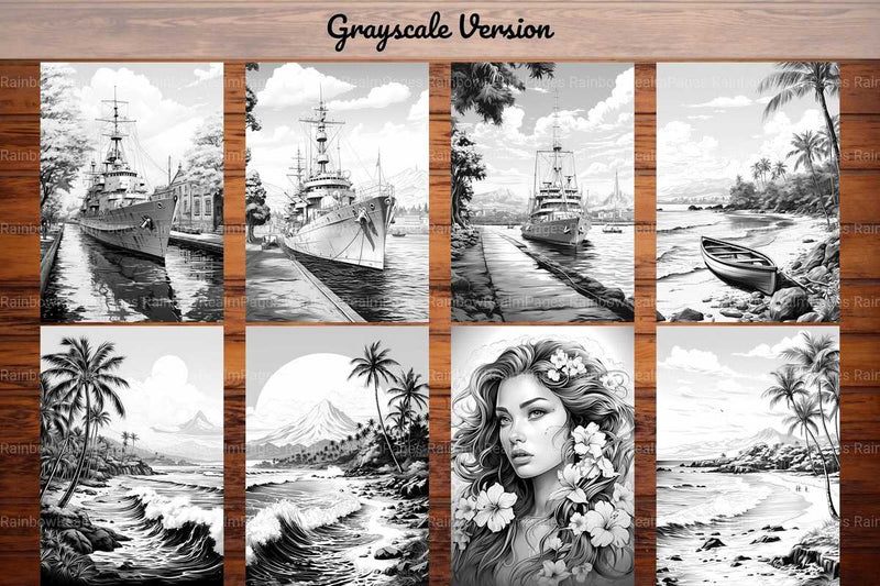 Hawaii Coloring Books - CraftNest