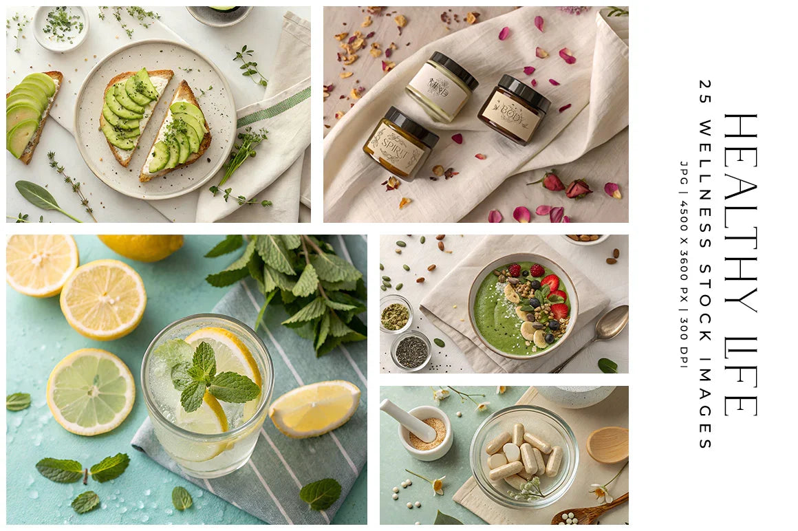 Healthy Life - Stock Images - CraftNest - Digital Crafting and Art