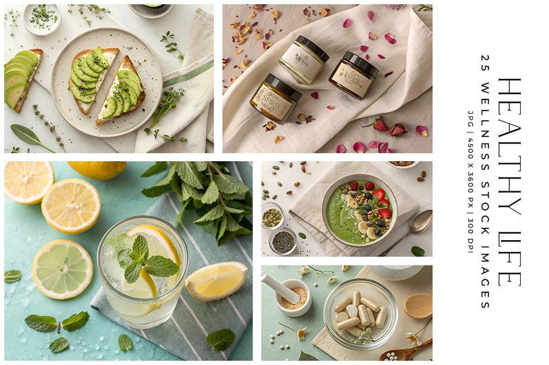 Healthy Life - Stock Images - CraftNest - Digital Crafting and Art
