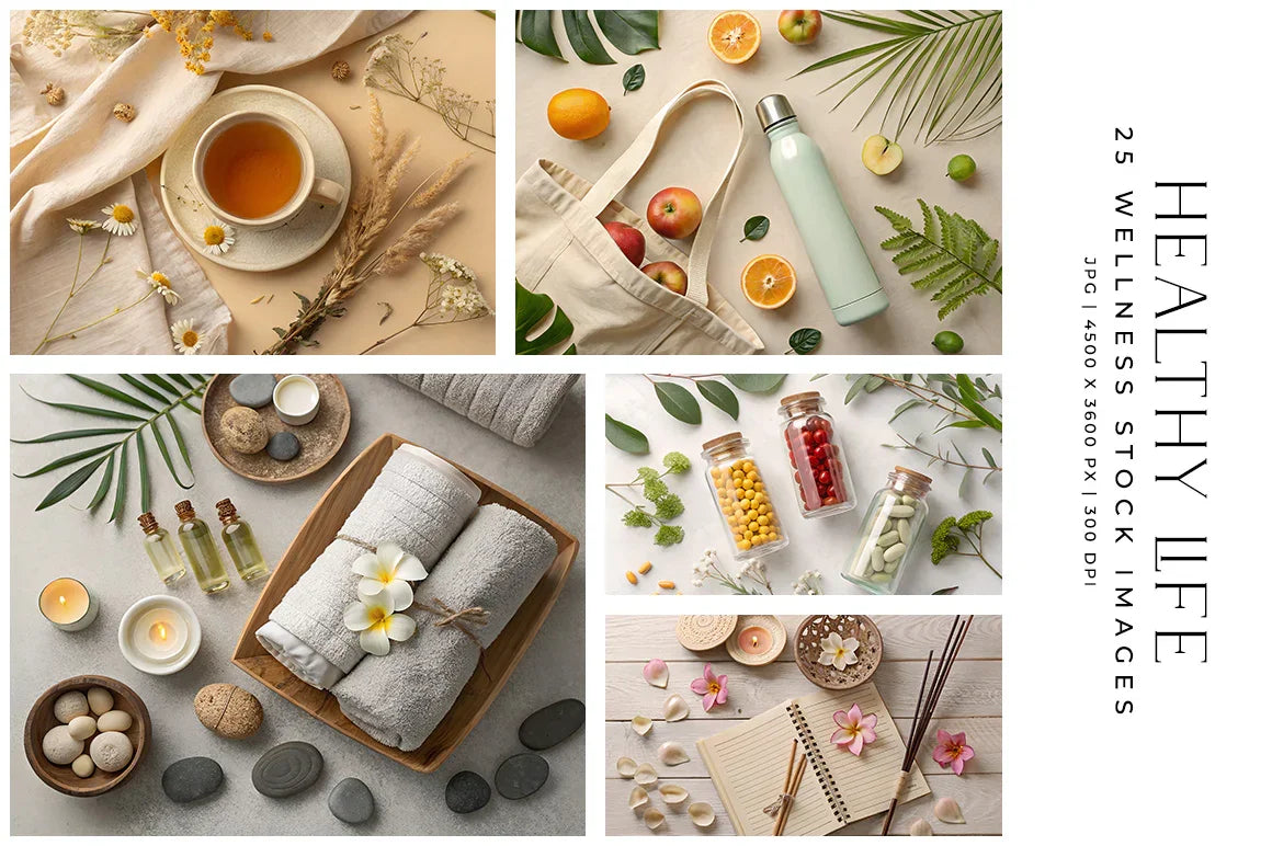 Healthy Life - Stock Images - CraftNest - Digital Crafting and Art