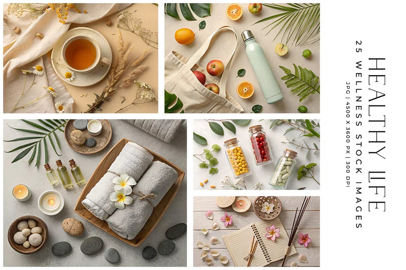 Healthy Life - Stock Images - CraftNest - Digital Crafting and Art