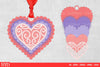 Heart 3D Layered Papercut Clipart Bundle