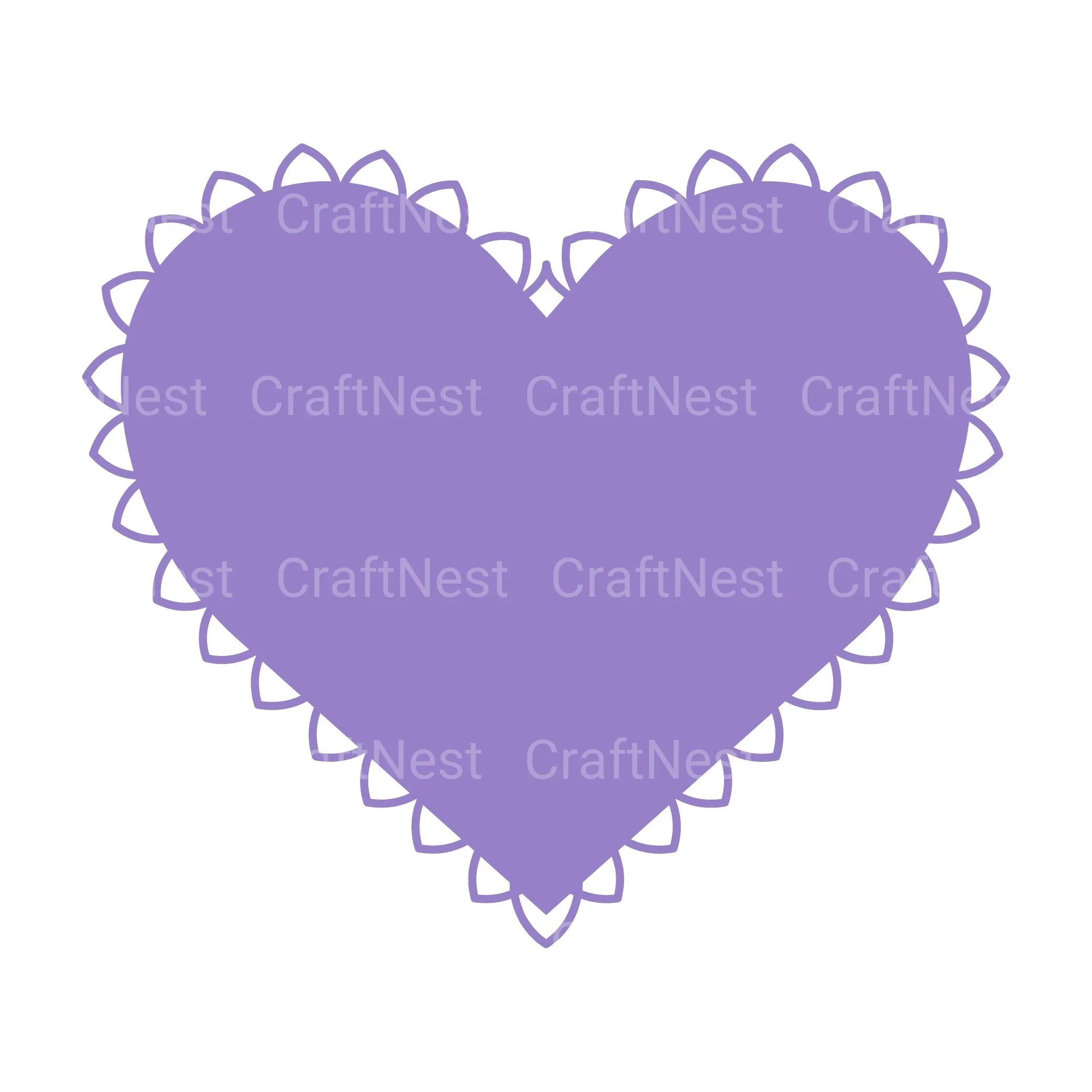 Heart 3D Layered Papercut Clipart Bundle - CraftNest - Digital Crafting and Art