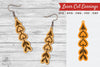 Heart Arrow Laser Cut Earrings SVG Bundle