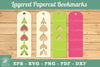 Heart Arrow Layered Papercut Bookmark Clipart Bundle