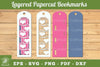 Heart Box Papercut Bookmark Clipart Bundle