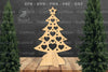 Heart Christmas Tree Laser Cut Home Decor Clipart Bundle