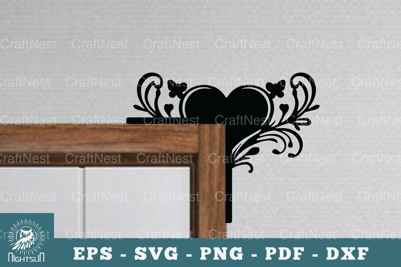 Heart Door Corner Lasercut SVG Bundle - CraftNest - Digital Crafting and Art