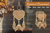 Heart Dreamcatcher Laser Cut Ornament Clipart Bundle