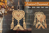 Heart Dreamcatcher Laser Cut Ornament Clipart Bundle
